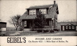 Geibel's Rooms and Cabins Postcard