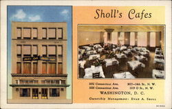 Sholl's Cafes Postcard