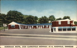 Bordeaux Motel Nashville, TN Postcard Postcard