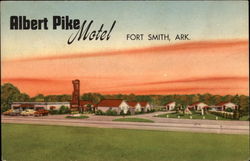 Albert Pike Motel - Highway 22 Postcard