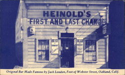 Heinold's First and Last Chance - Original Bar Made Famous by Jack London, Foot of Webster Street Postcard