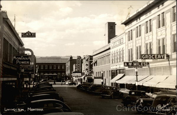 Main Street Scene Livingston, MT