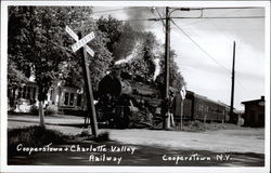 Cooperstown & Charlotte Valley Railway New York Postcard Postcard