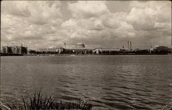 MIT Dome & Campus Across the Charles CAmbridge, MA Postcard Postcard