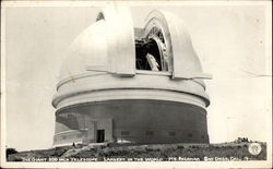 The Giant 200 Inch Telescope at Mt. Palomar San Diego, CA Postcard Postcard