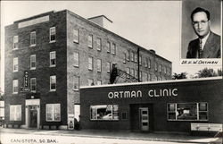 Ortman Clinic Canistota, SD Postcard Postcard