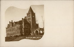 View of Thompson Hall in Durham NH New Hampshire Postcard Postcard