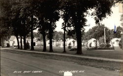 Blue Roof Cabins Green Lake, WI Postcard Postcard