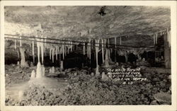 The White Forest Wonderland Cave Postcard