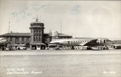 Mills Field. San Francisco Airport California Postcard Postcard