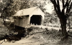 Ye Olde Covered Bridge Postcard