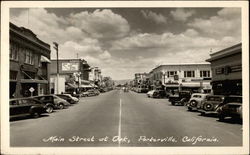 Main Street at Oak Postcard