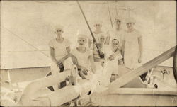 Crewmen of Boat Postcard