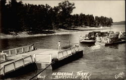 Henderson Ferry Batesville, AR Postcard Postcard