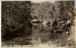 South Shore Acres on St. Mary's Lake St. Marys, OH Postcard Postcard