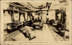 Governor's reception room, Utah State Capitol Postcard