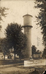 Water Tower Remington, IN Postcard Postcard