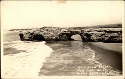 Arch Rock on the West Cliff Drive Postcard