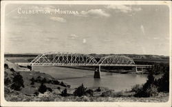 Bridge at Culbertson, Montana Postcard