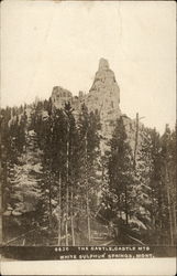 View of the Castle in the Castle Mountains of Montana White Sulphur Springs, MT Postcard Postcard