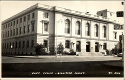 Post Office Billings, MT Postcard Postcard