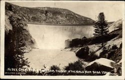 Dam near Boise - highest in the world Idaho Postcard Postcard