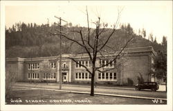 High school Orofino, ID Postcard Postcard