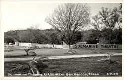 Submarine Theatre at Aquarena San Marcos, TX Postcard Postcard