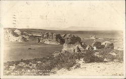 Rock Formations Laramie, WY Postcard Postcard