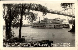 A Mississippi Packet Str Postcard