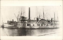 Paddle Steamer " Meta " Postcard