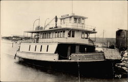 The Steamship Franklin Boats, Ships Postcard Postcard