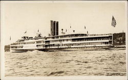 The Robert Fulton Ship Boats, Ships Postcard Postcard