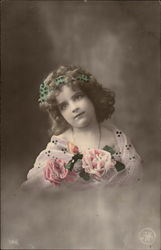 Young girl's portrait Postcard