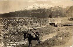 Volcano Ixtaccíhuatl Mexico City, Mexico Postcard Postcard