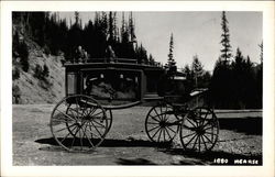 1880 Hearse Death Postcard Postcard