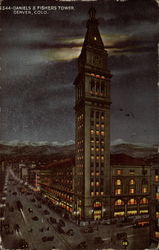 Daniels & Fishers Tower Postcard