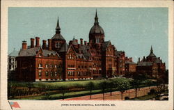 Johns Hopkins Hospital Postcard