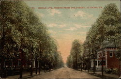 Broad Ave., North from 26th Street Postcard