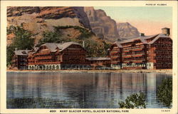 Many Glacier Hotel Postcard