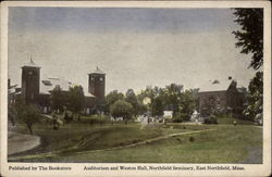 Auditorium and Weston Hall, Northfield Seminary Postcard