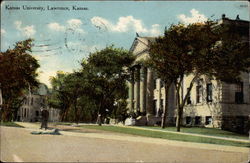 Kansas University Postcard