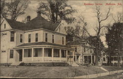 Residence Section Postcard