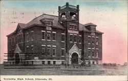 Township High School Eldorado, IL Postcard Postcard