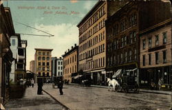 Wellington Hotel and State Street Postcard