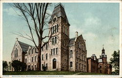 Boynton Hall, Polytechnic Institute Worcester, MA Postcard Postcard