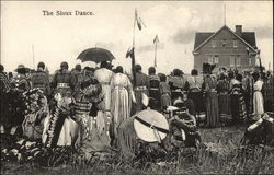 The Sioux Dance Postcard