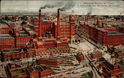 A Group of the Principal Buildings, Anheuser-Busch St. Louis, MO Postcard Postcard