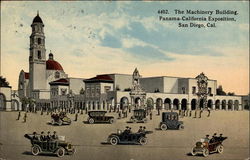 The Machinery Building, Panama-California Exposition Postcard