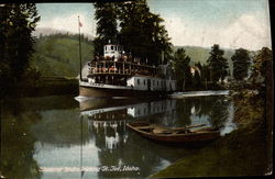 Steamer Idaho Leaving Saint Joe River Postcard